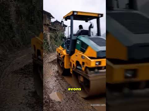 Ils ont complètement rénové cette route pleine de boue 😲