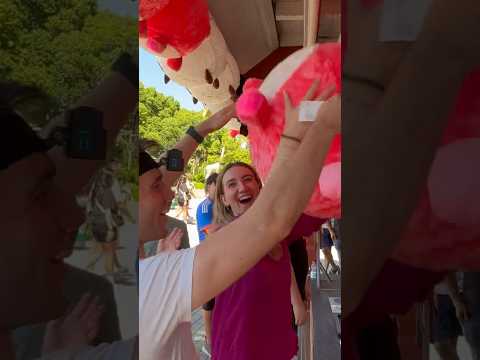 Mia sorella vince il peluche impossibile di Gardaland