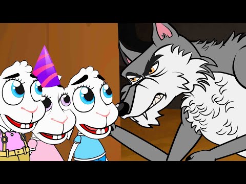 Le Loup et les 7 Chevreaux | Le gateau Surprise | Conte | Dessin Animé avec @lesptitszamis