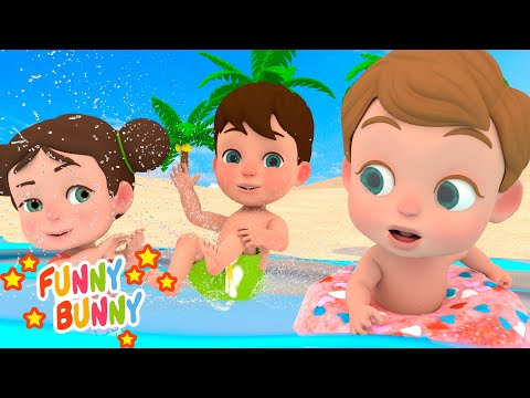 Play Outside at the Beach Song | Funny Bunny Nursery Rhymes & Kids Songs Compilation