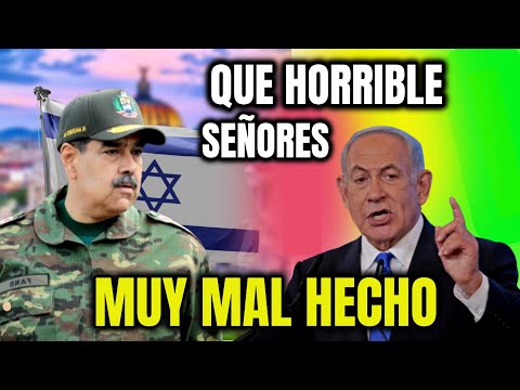ULTIMO MINUTO - NICOLAS MADURO CONDENA AL ESTADO DE ISRAEL - MUY HORRIBLE