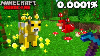 I COLLECT ALL RAREST Mobs in Hardcore Minecraft 1.21.5
