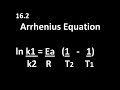 Chemical Reaction Rates and Constants