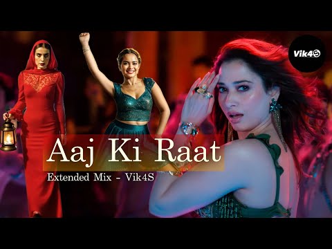 Aaj Ki Raat (Stree 2) Extended Horror Remix | DJ Vik4S | Bollywood EDM Mix