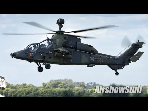 Attack Helicopter Aerobatics! EC-665 Tiger Demonstration - Antidotum Airshow Leszno 2025