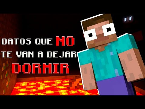 MINECRAFT datos que NO te dejarán DORMIR 😨