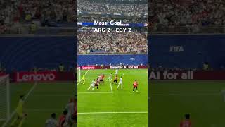 Argentina 2nd Goal Vs Egypt #messi #argentina #egypt #roundof16
