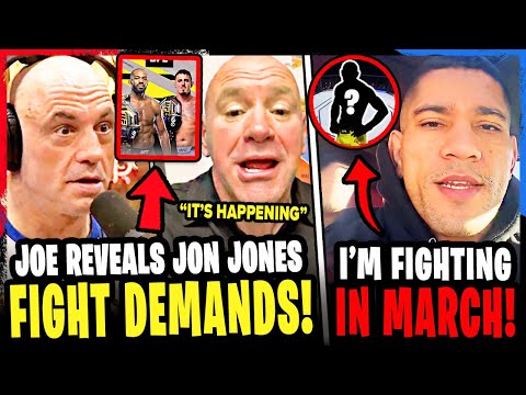 Joe Rogan LEAKS Jon Jones DEMANDS for Tom Aspinall FIGHT! Alex Pereira FIGHTING in MARCH! McGregor