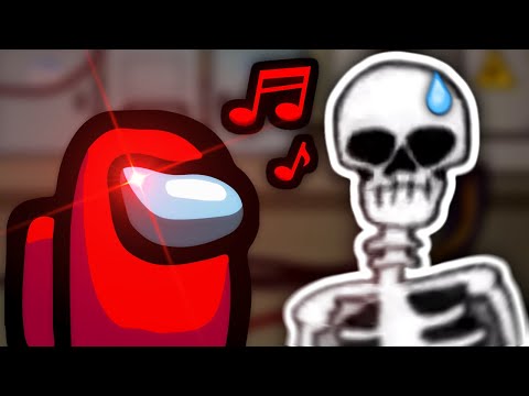 I made Spooky Scary Skeletons using only Among Us sounds