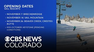 Colorado ski resorts look forward to opening day of the 2025/2026 season