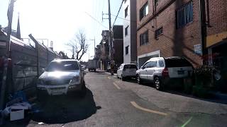 韓国住宅街裏通り4　Korea's residential area