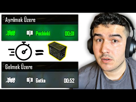 1 TREN DURAĞI ARASINDA KAÇ SANİYE VARSA O KADAR MERMİ İLE WİN ALMAK? PUBG MOBILE