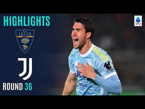 Temps forts du match Lecce - Juventus