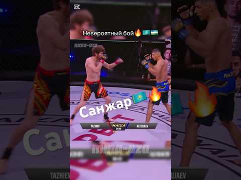 Tazhiev🇰🇿 vs Alixujaev🇺🇿 #mma #kazakhstan #knockout #fight #казах #мма #нокаут #бои #боец #узбек