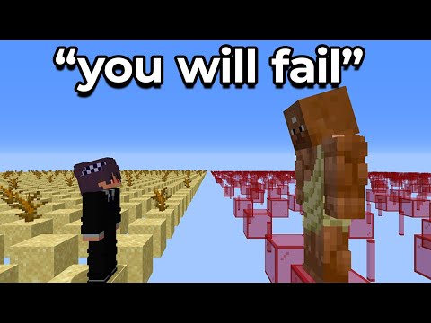 Minecraft but I battle a PARKOUR GOD...