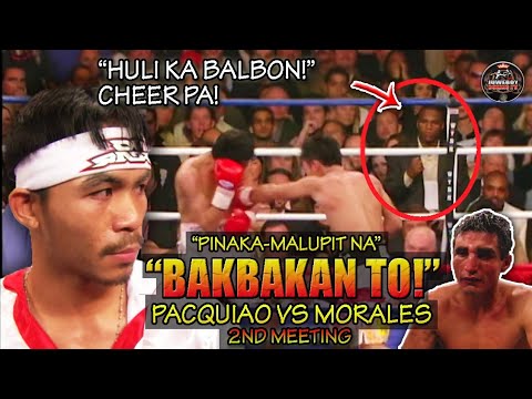 TODO SIGAW AT TALON si FLOYD MAYWEATHER sa MATINDING RESBAK ni MANNY PACQUIAO kay MORALES [1080p HD]