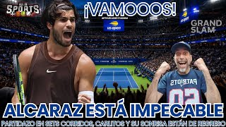 IMPRESIONANTE REGRESO de CARLOS ALCARAZ en el US OPEN con TRIUNFAZO y TANQUE LLENO DE ILUSIÓN 🤩🙌 