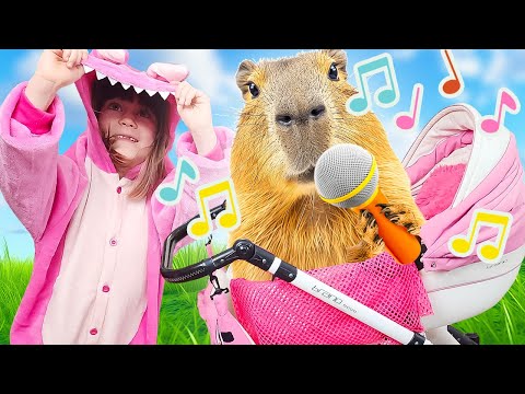 Bianca & Capybara are the Best Friends! The Capybara Song & Fun for Kids