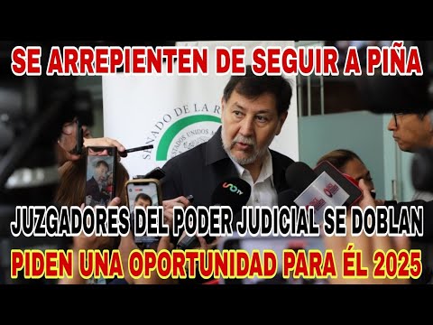 🔴DE ULTIMA HORA🔴 juzgadores Se arrepienten y buscan participar en elección del Poder Judicial.