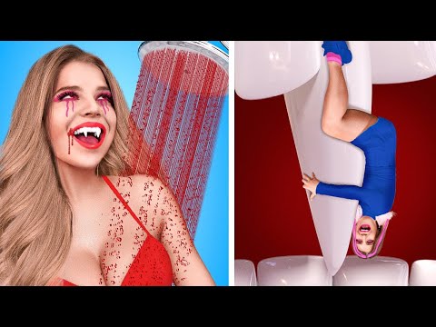 SOFT Girl Turns into a BAD Vampire! *Amazing Transformation*