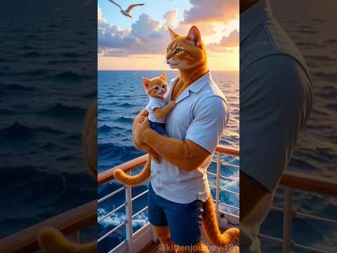 the hero father💪💪🙏#cat #catshorts #kitten #animation #funny