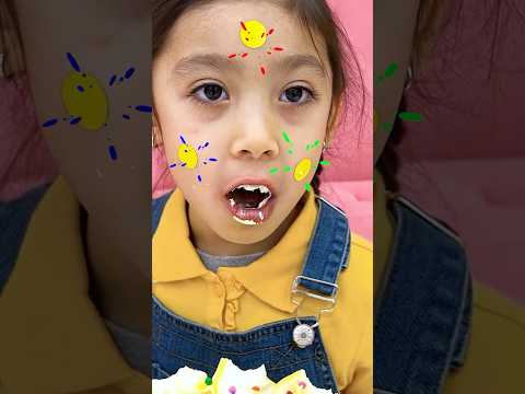 Maddie Eats Too Much Cake and Gets Pimples!
