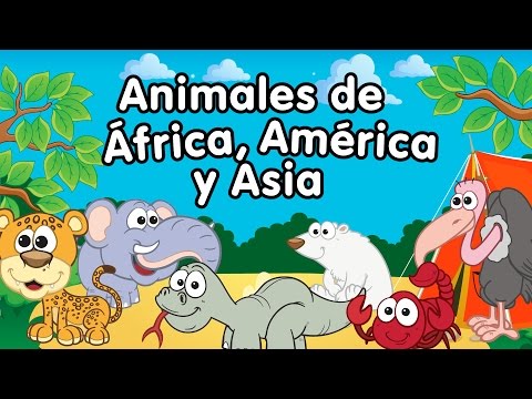 Canción de los animales de África, América y Asia - Doremila