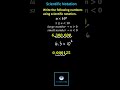 Scientific Notation Concepts and Exponents