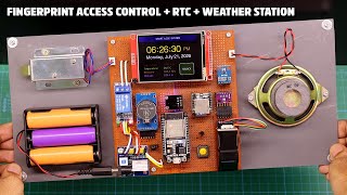 I Built a Fingerprint Security System with ESP32 + TFT LCD and It Works