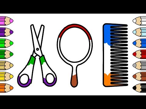 Wrong Colors with Mom's Barber Set - Colouring Book for Kids