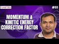 Momentum and Kinetic Energy Correction Factors