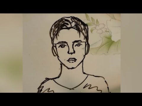 تعلم رسم بورتريه بطريقة سهلة | how to draw a portrait