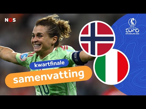HELDENROL voor VEDETTE GIRELLI in KWARTFINALE 🦸‍♀️ | samenvatting Noorwegen - Italië | EK voetbal