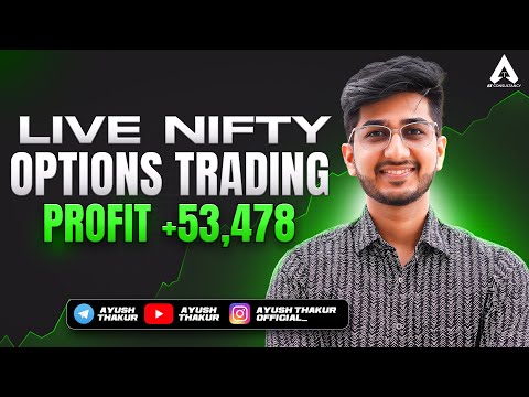 Nifty Options Trading Profit +53,478 | By Ayush Thakur |