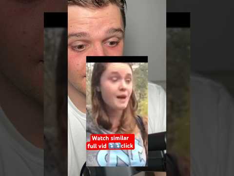 Woke College Girl Attacks Pro-Life Speakers #christian #liberal