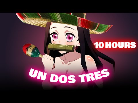 10 HOURS Nezuko dance UN DOS TRES CUATRO | Demon Slayer season 4