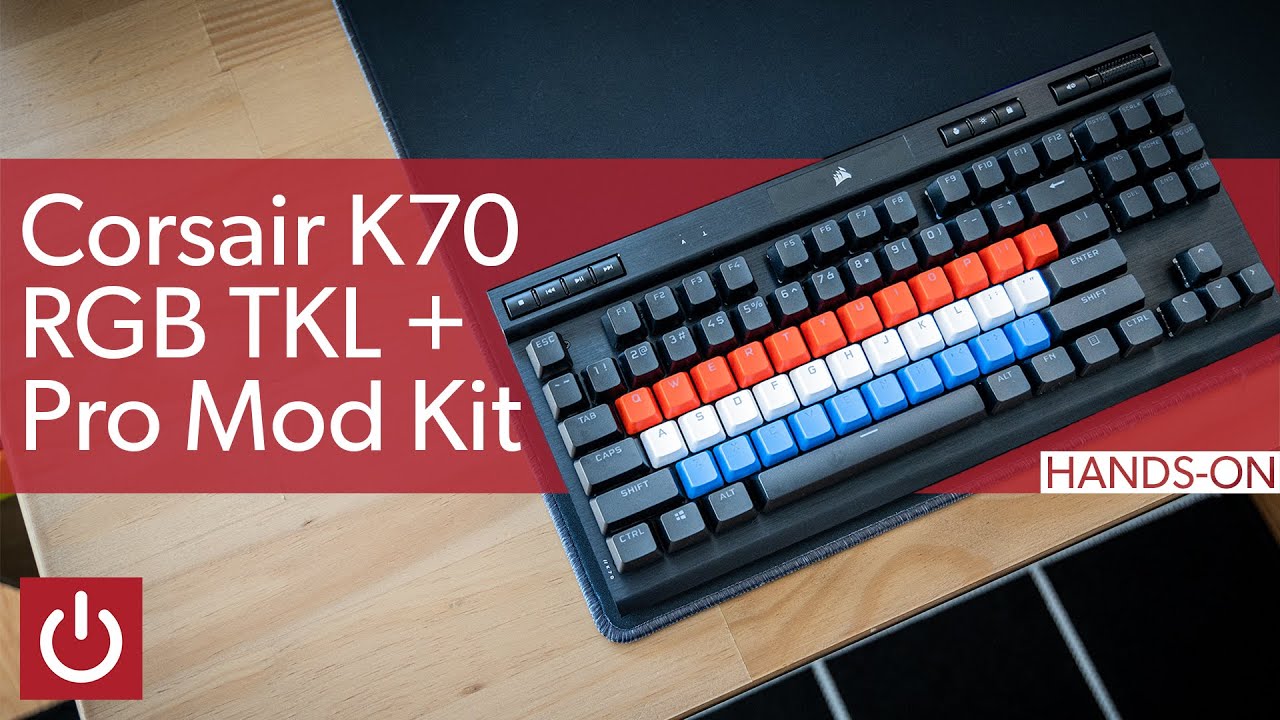 My First Keycap Mod! Featuring Corsair K70 RGB TKL