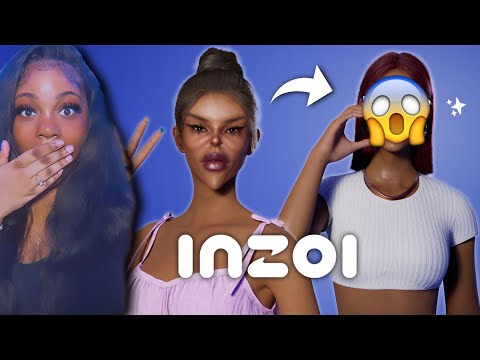 BOTCHED to BEAUTIFUL inZOI 😱 She came out GORGEOUS 🔥 *New* Life Sim 👏🏾