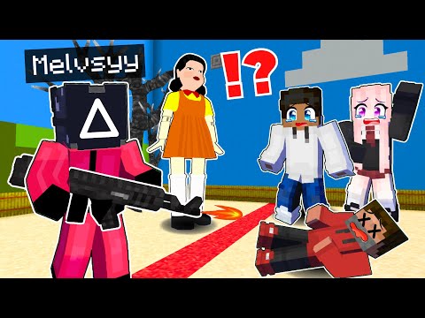 Playing as GUARD in Minecraft Squid Games! (Tagalog)