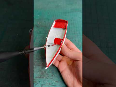 How to make a miniature boat - Part 1! #miniature #happy #boat #seaside #normal #shorts #handmade