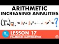Arithmetic Increasing Annuities Concepts