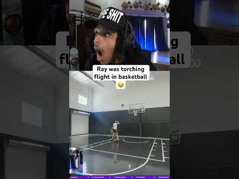Ray is decent in hoops 👀 #funny #amp #agent00 #rayasianboyclips  #flightreacts