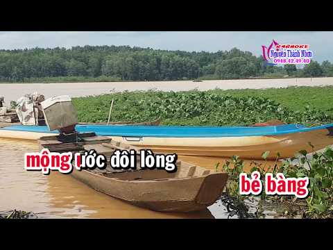 Karaoke LỠ CHUYẾN ĐÒ NGANG – TONE NỮ