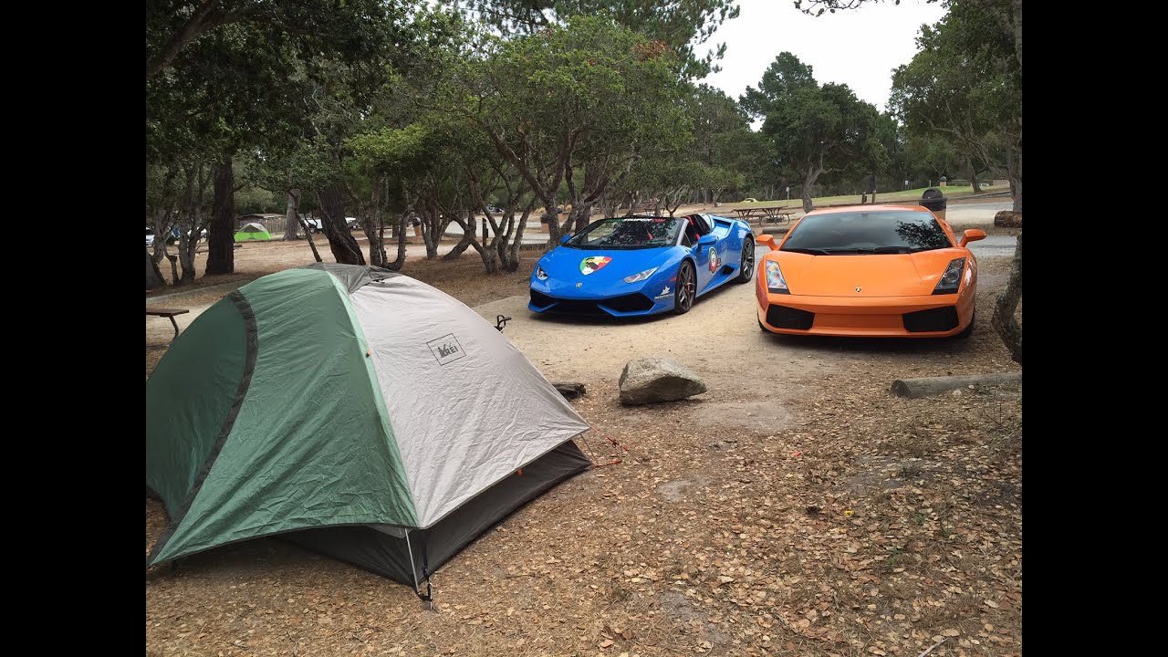 DoctaM3 brought his Lamborghini Huracan to the Campground
