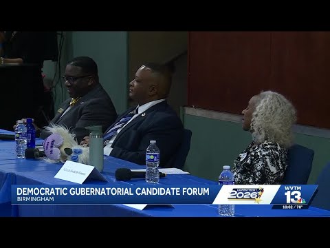YouTube video thumbnail: Alabama Democratic Governor Candidates Answer Questions From Voters in Forum Ahead of Primary Voters