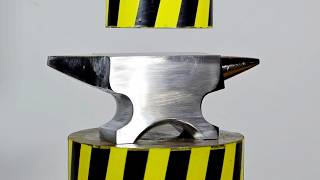 HYDRAULIC PRESS CRUSHES DURABLE OBJECTS