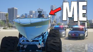 I Robbed Every Bank Using a Boat Car in GTA 5 RP