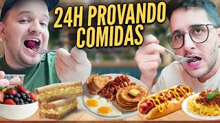 24h COM A GENTE: Tour e Café da Manhã do Hotel + Comidinhas | Dragbox em NY #02