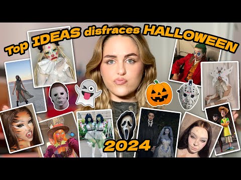 🎃🖤 Top +10 Mejores IDEAS de DISFRACES para HALLOWEEN 2024 | Looks Únicos, Fáciles y con Estilo 👻🦇