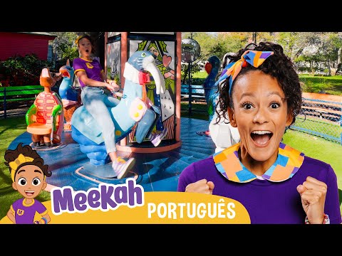 Carrossel Giratório de Meekah | 💜Olá Meekah!💜| Amigos do Blippi Brasil | Videos Educativos